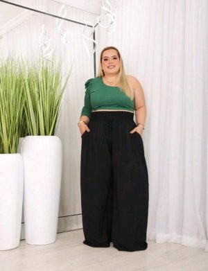 Calça Pantalona Plus Size 